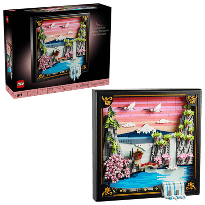 Japanese Cherry Blossom Landscape