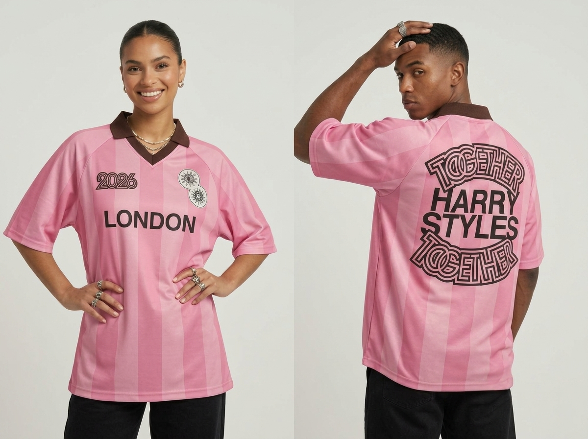 Harry Styles x London Tour Pink Jersey