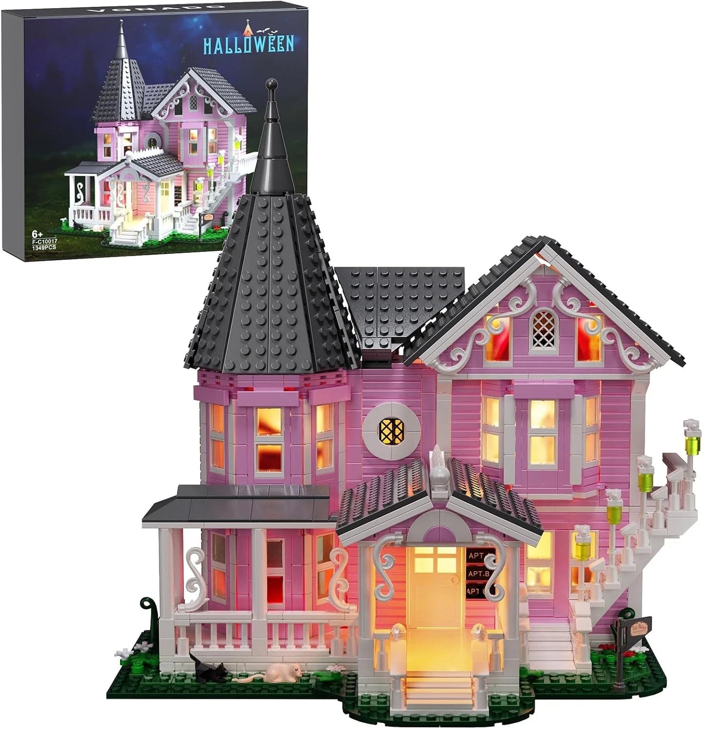 Coraline Pink Mansion LED Lights