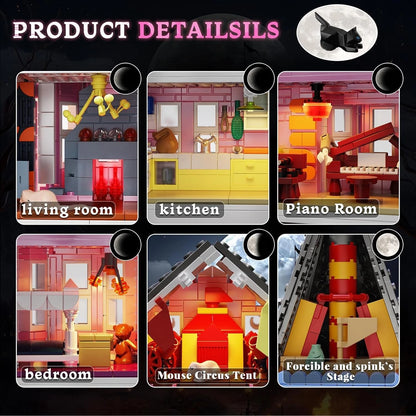 Coraline Pink Mansion LED Lights