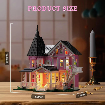 Coraline Pink Mansion LED Lights